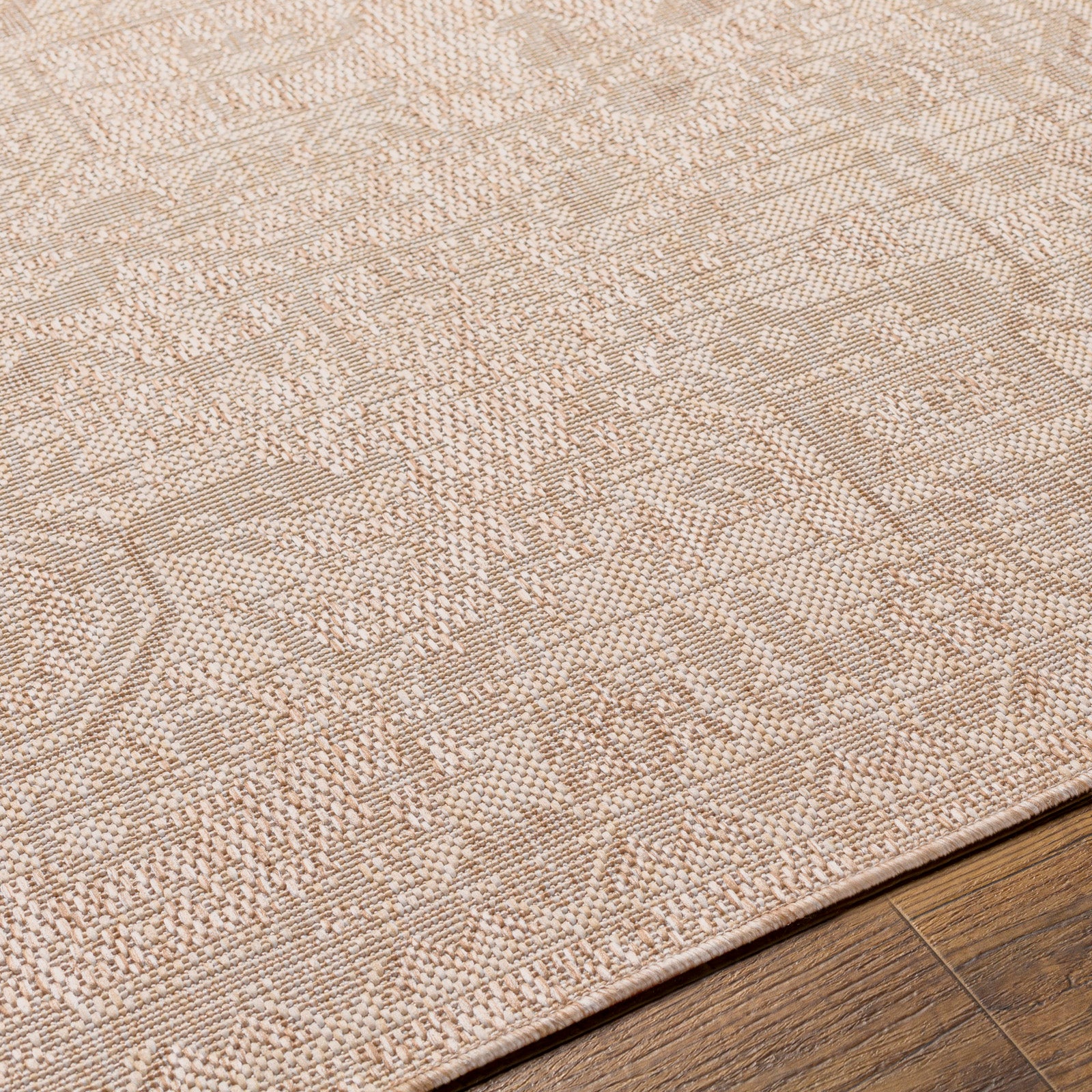 MAYA In- & Outdoor Traditional Jute-Look Brown Area Rug