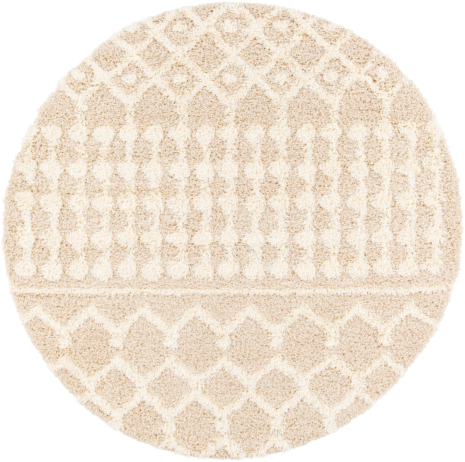 NOUR Boho Shaggy Area Rug