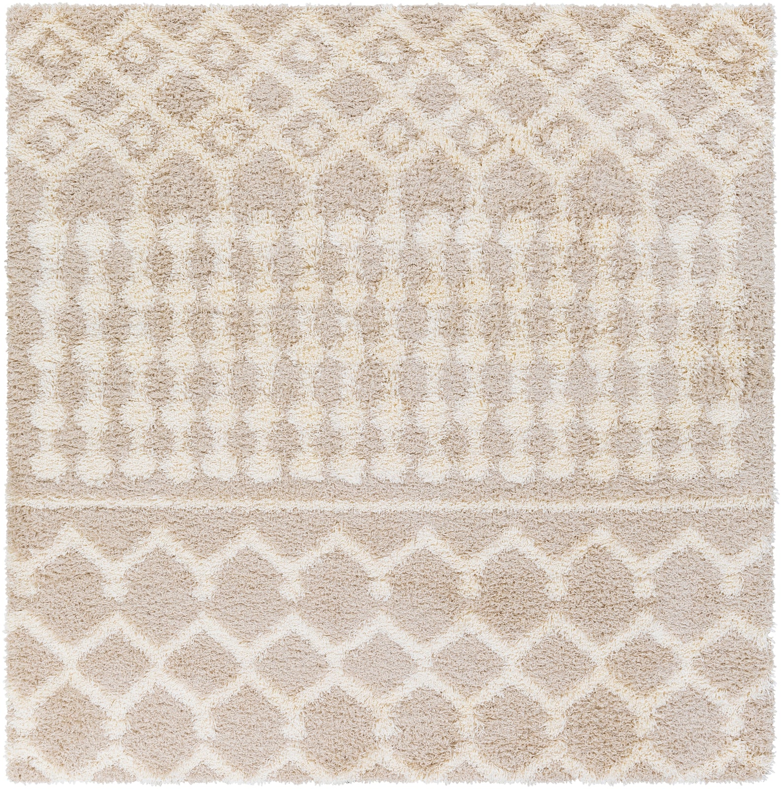 NOUR Boho Shaggy Area Rug