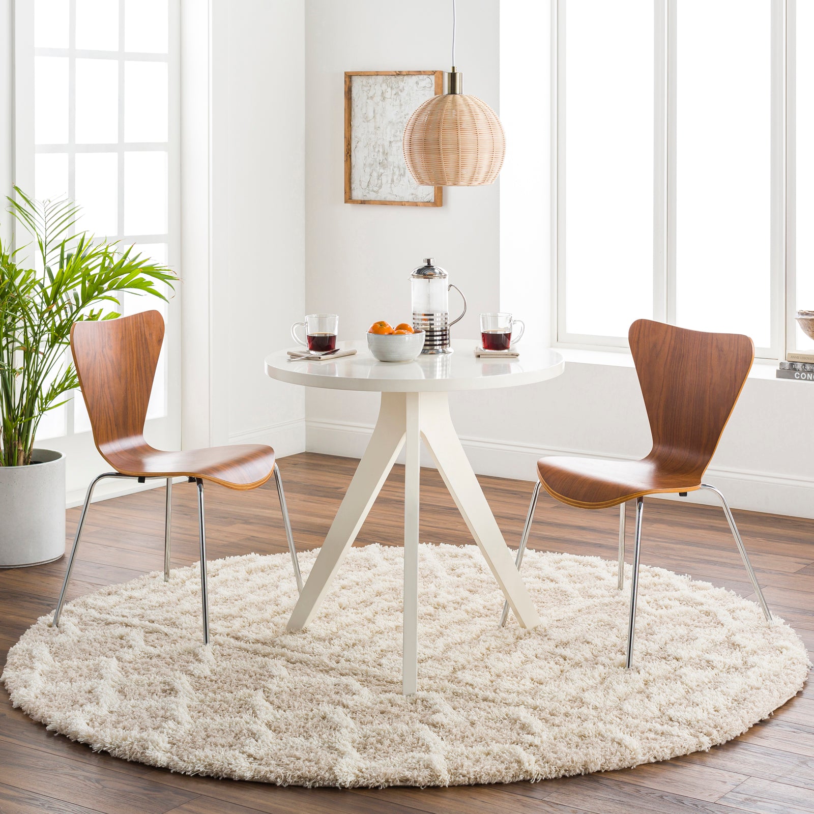 NOUR Boho Shaggy Area Rug