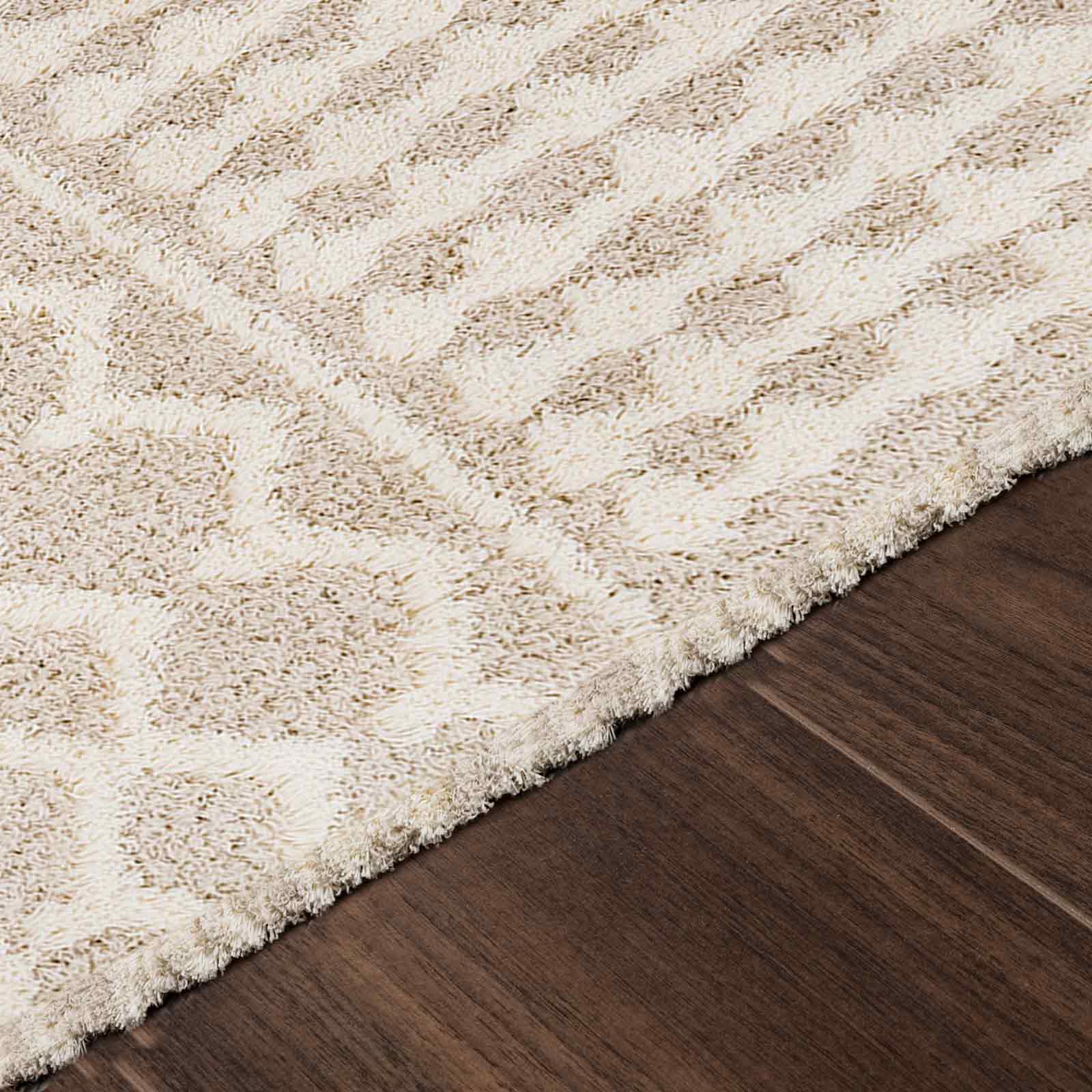 NOUR Boho Shaggy Area Rug