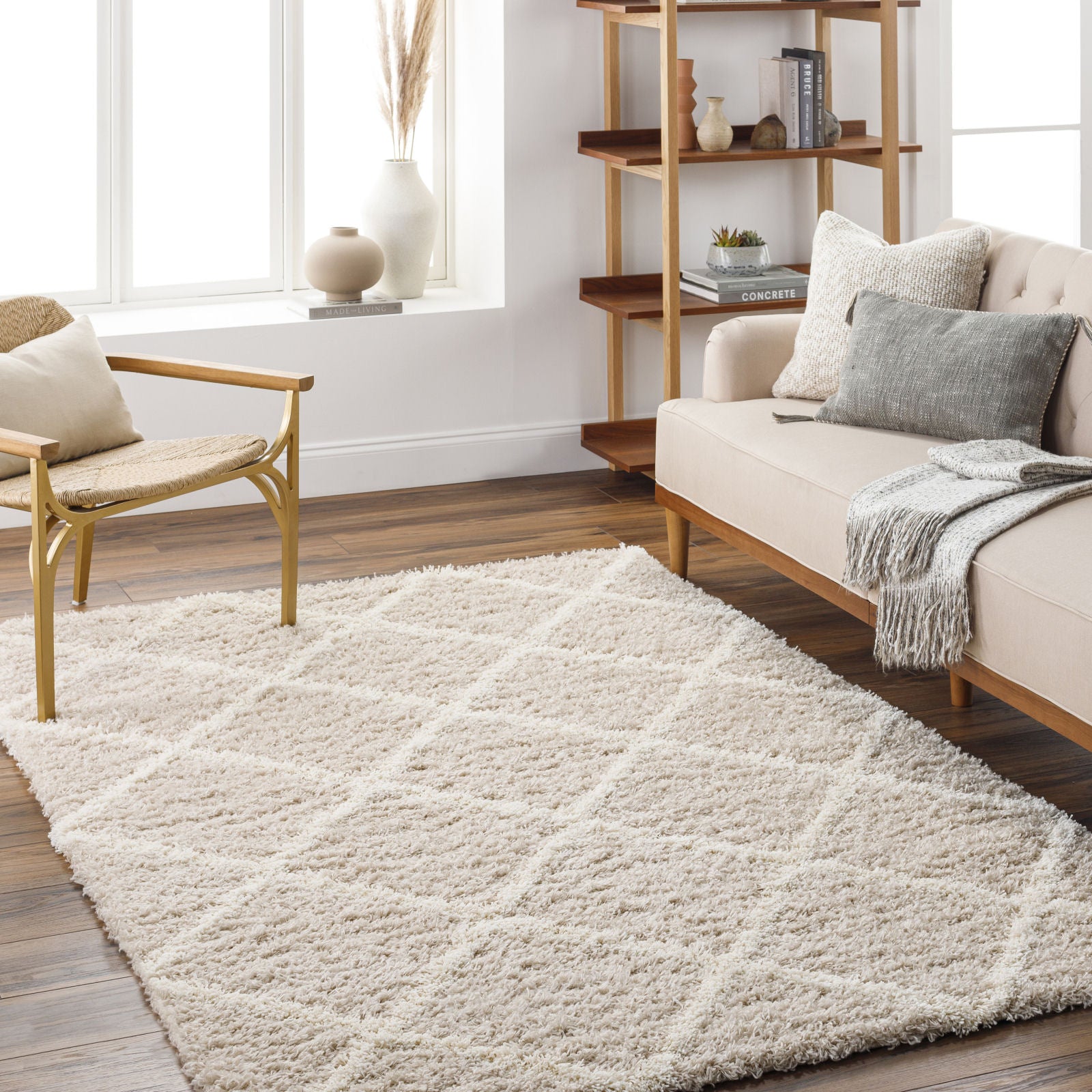 JANE Boho Shaggy Area Rug