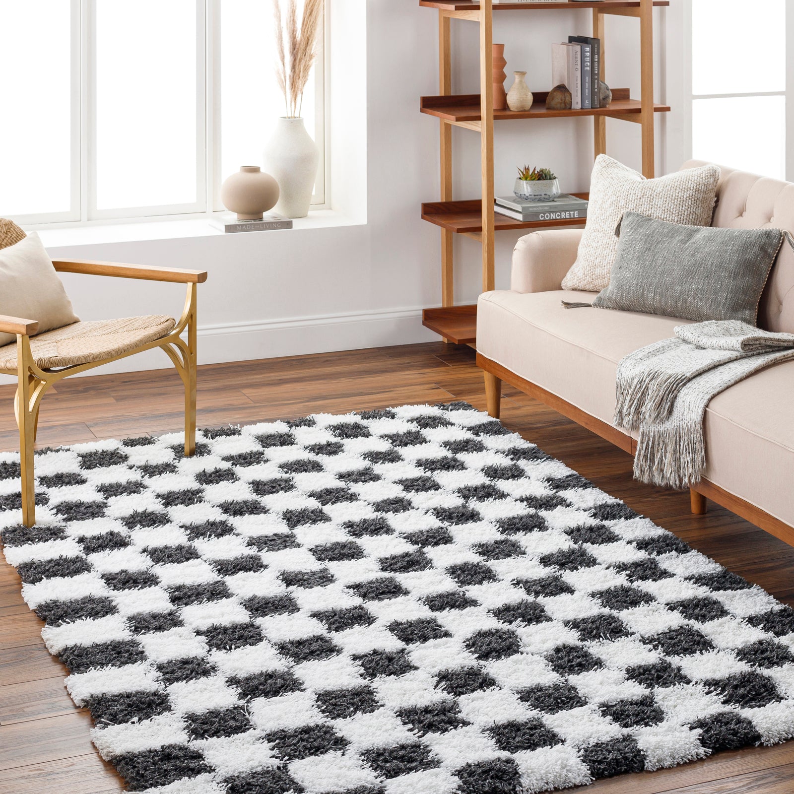 WILLA Modern Shaggy Area Rug