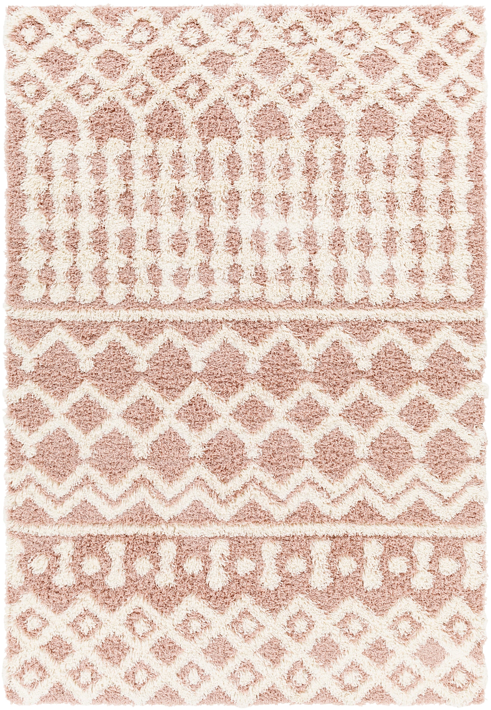 NOUR Boho Shaggy Area Rug