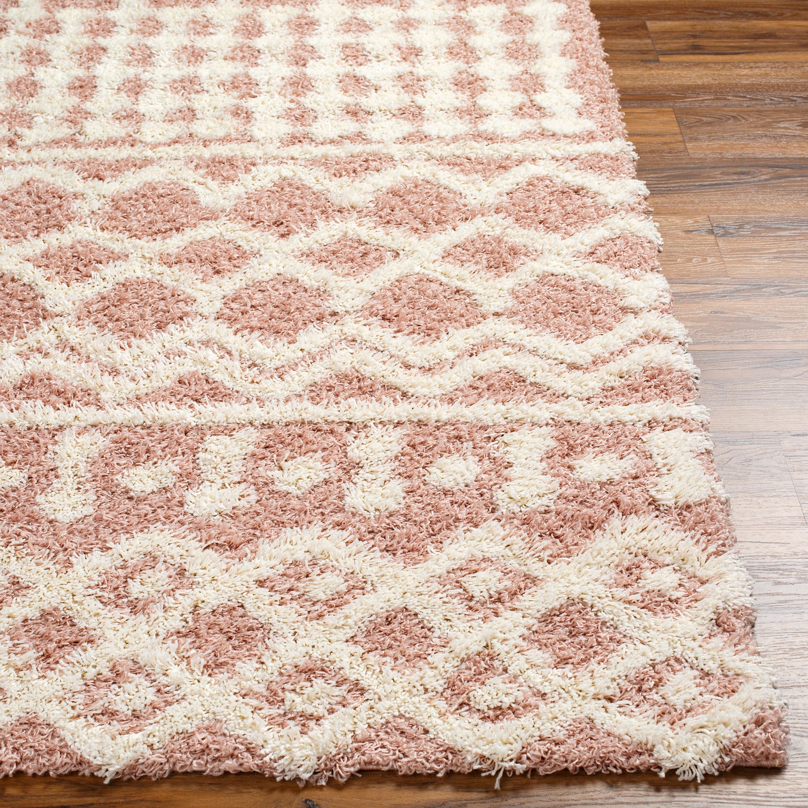 NOUR Boho Shaggy Area Rug