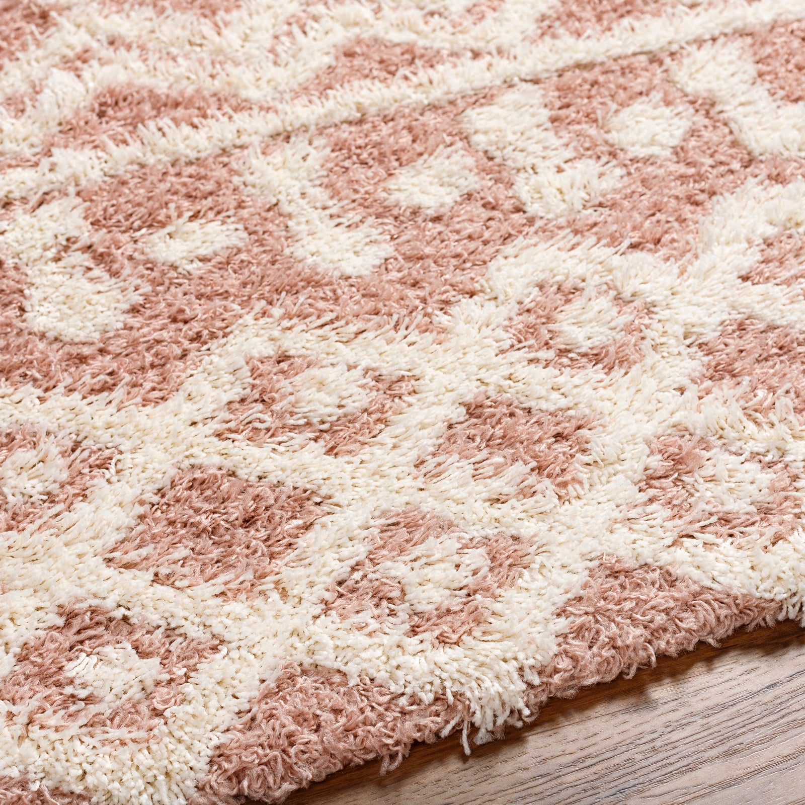 NOUR Boho Shaggy Area Rug