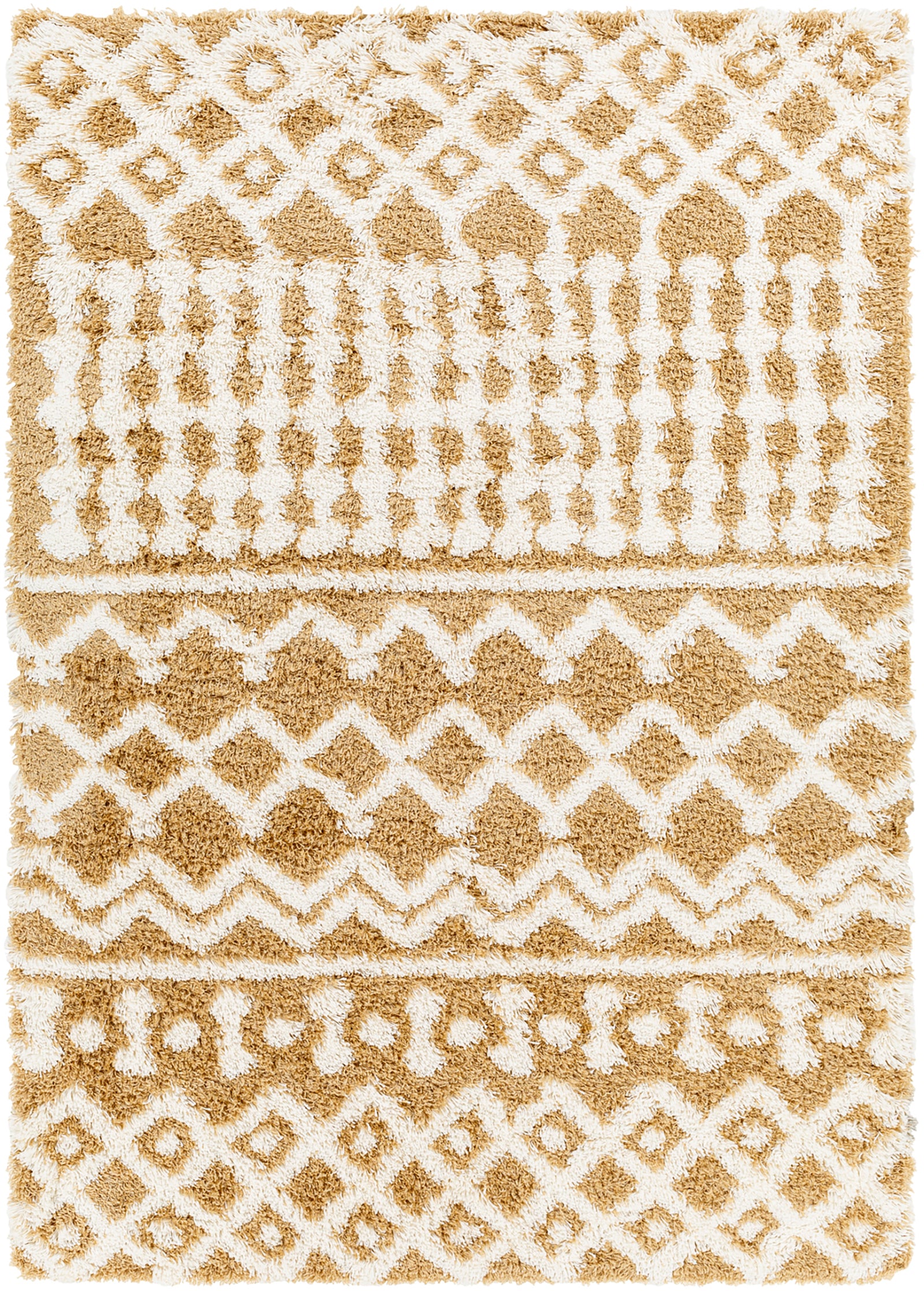 NOUR Boho Shaggy Area Rug