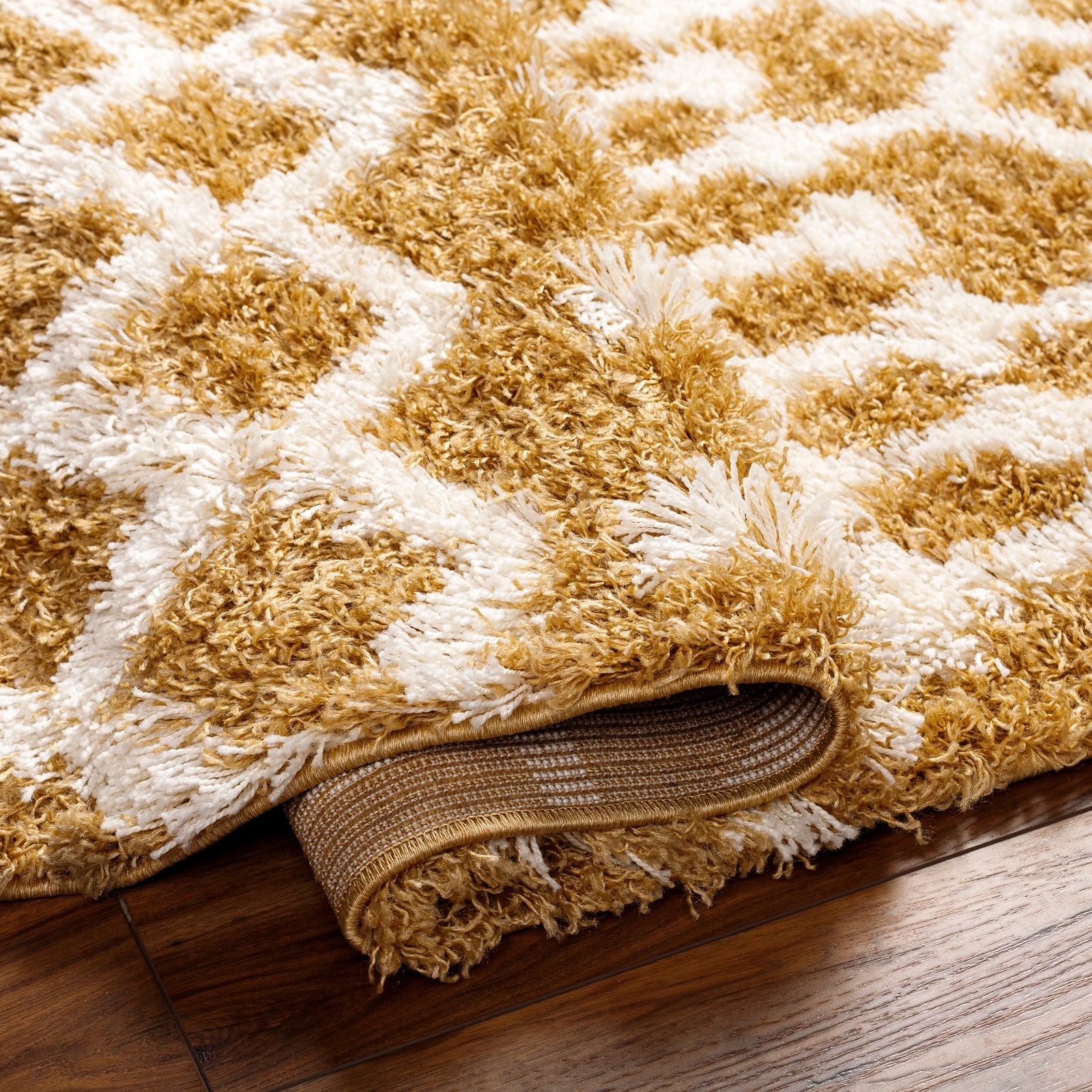 NOUR Boho Shaggy Area Rug