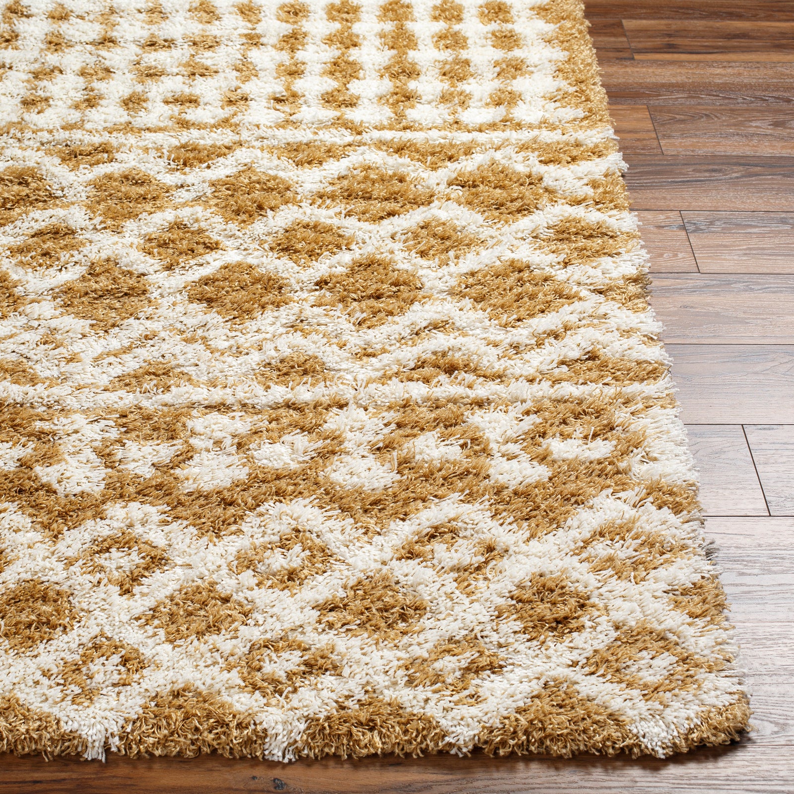 NOUR Boho Shaggy Area Rug