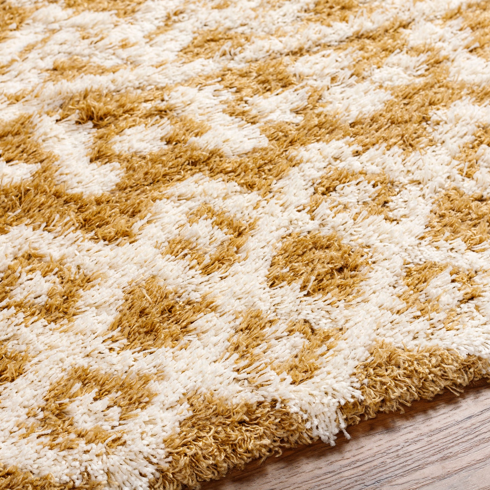 NOUR Boho Shaggy Area Rug