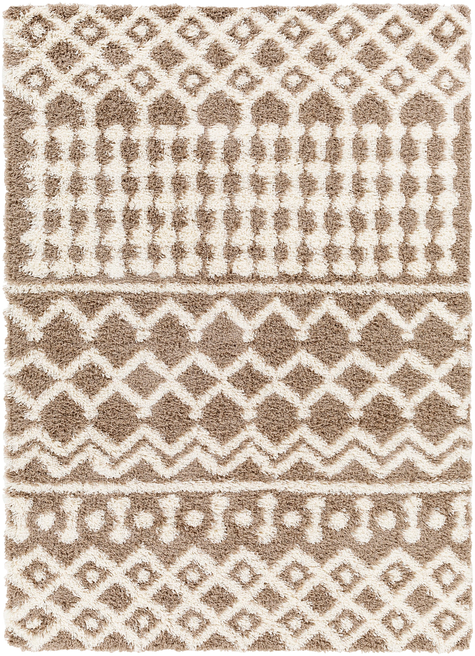NOUR Boho Shaggy Area Rug